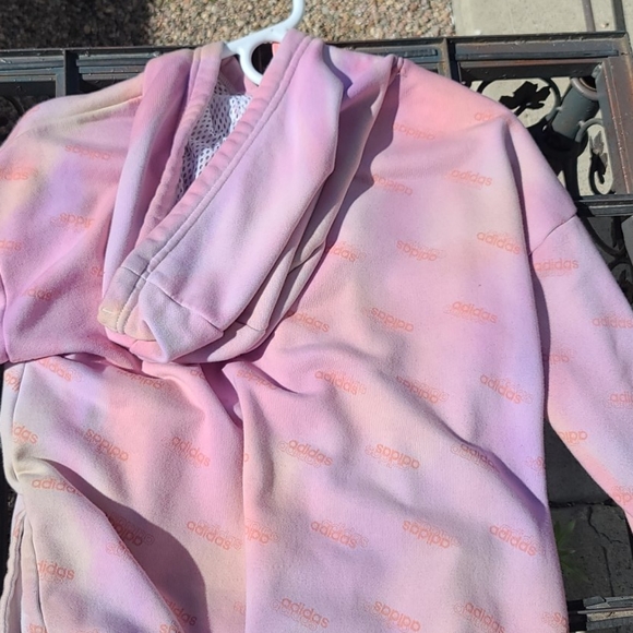 Custom washed up pastel ADIDAS HOODIE - Picture 4 of 8